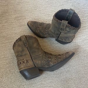 Rawhide western cowboy boots